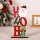 thumbnail image 5 of Accesorios de decoración navideña para el hogar, adornos coloridos de madera de Papá Noel, placas de madera, decoraciones de escritorio, 5 of 6