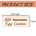 thumbnail image 2 of Please Return Egg Carton Tag Stickers 1x2.625 Inch Farm Fresh Chicken Eggs Carton Labels 500 Pcs, 2 of 6