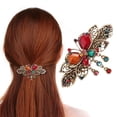 thumbnail image 1 of Barrettes Épingle à Cheveux Rétro en Cristal Papillon Fourche à Cheveux pour Outils de Beauté, Barrettes pour Femmes, 1 of 9