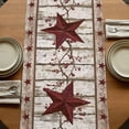 thumbnail image 5 of Table Runners 60 Inches Long Dress Scarves, Red Texas Star Vintage Farmhouse Kitchen/Dining Table Runner, Small Coffee Tablerunners, Farmhouse Berry Grey Wooden 13x60 Inch, 5 of 9