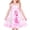 Pink 2, variant on Girls Dress Princess Nightgown Sleepwear Summer Pajama Bow Tie 3 Years
