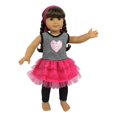 thumbnail image 1 of Falda de corazón y tul Ropa de muñeca para traje de muñecas de 18 "(incluye polainas, vestido elegante y diadema) Dress Along Dolly 656103013944, 1 of 1