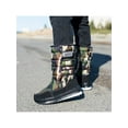thumbnail image 3 of Eloshman Women Men Winter Boot Plush Lined Snow Boots Mid Calf Warm Shoes Outdoor Cold Weather Faux Fur Magic Tape Men's Camouflage 12 Men, 3 of 3