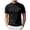 Black, variant on Men's Turtleneck Compression T-Shirt Slim Fit Short Sleeve Mock Neck Shirt Pullover Athletic Basic Undershirt (Beige, XL)