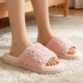 thumbnail image 3 of TRANSLINK Cozy Slippers with Soft Fuzzy Material and Memory Foam Comfort Portable for Home Indoor Outdoor, 3 of 6