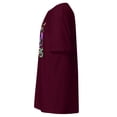 thumbnail image 3 of Wraptap Graphic Tees for Men and Women – Mardi Gras Festive Graphic Tee, Colorful Men and Women T-shirts (Maroon, S), 3 of 4