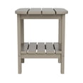 thumbnail image 5 of Flash Furniture Monterey Indoor/Outdoor Adirondack Set with 2 Loungers and Side Table Brown 3, 5 of 14