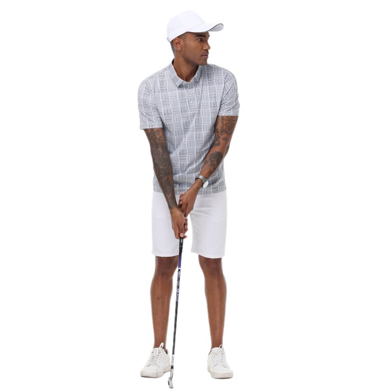 Weilanxin Men's Striped Golf Polo Shirt photo 5