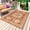 Orange, variant on Orange Boho Outdoor Rug 4x6 Ft - Reversible Patio Rug Outdoor Camping Rugs, Geometric Antique Tribal Retro Ethnic Washable Indoor Outdoor Area Rugs, Non-Slip Outdoor Carpet Runner for Deck/Porch