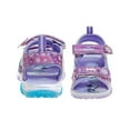 thumbnail image 4 of Disney Frozen II Girls Hook & Loop Girls Open Toe Toddler Sport Sandals - Lilac Blue, 6, 4 of 7