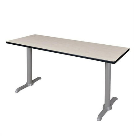 Regency Via 66" x 24" Training Table- Maple/Grey