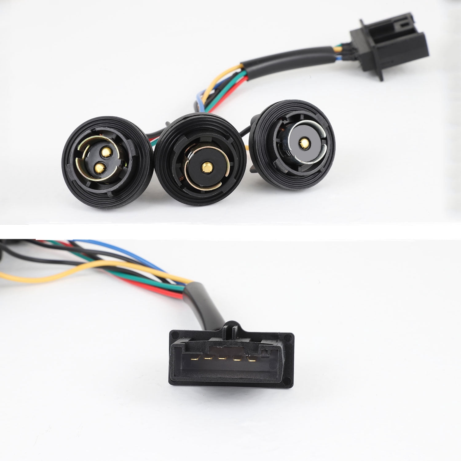AKKON - For 2002-2006 Mini Cooper Hatchback 2005-2008 Mini-Cooper Convertibles Black Tail Lights Pair