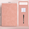 thumbnail image 3 of CCOCC Notebook Portable A5 Dry Erase Notebook Double Sided Convenient Writing Surface Reusable Whiteboard Notebook with Wipe and Dry-erase Marker Gray 5.8*9.2", 3 of 5