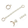 thumbnail image 3 of Unique Bargains 1 Pc Reusable Pearl Handbag Strap for Dating Gold Tone Metal Plastic, 3 of 5