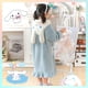 thumbnail image 3 of Pijamas de primavera y otoño para niños de Anime Kuromi, Cinnamoroll, Sanrioed, Kawaii, para niñas y niños, bata de noche de forro polar coral, ropa de casa, 3 of 5