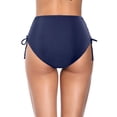 thumbnail image 5 of New & Trending NMMUED Bikini Bottoms for Women, Full Coverage Bikini Bottom, High Waisted Bikini Bottoms, Women Beach Fashion, Swim Bottoms for Women, Navy S, 5 of 7