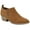 Brown Microsuede, variant on Womens Raniaa Faux Suede Ankle Block Heels