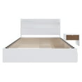 thumbnail image 2 of Nexera Harper Ensemble de Chambre Réversible 3 Pcs, Blanc, Double, 2 of 6