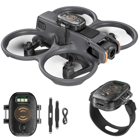 GAEKOL DRONE ALARM BUZZER LED FLIGHT Strobe Lights FOR DJI MINI 4 PRO/ AIR 3S/ AVATA 2 / Mavic 4 Pro, Compact and Lightweight Drone Alarm, High Decibel Alarm