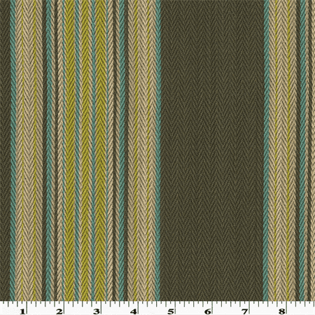 Gray Multi Herringbone Stripe Home Decorating Fabric Fabric By