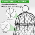 thumbnail image 3 of Gamexcel Chicken Wire Garden Cloche 17" Set of 6, Metal Plant Protectors with Removable Top for Vegetables, Flowers and Outdoor Garden, 3 of 8