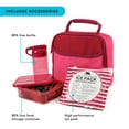 thumbnail image 5 of Arctic Zone Lunch Box Combo with Thermal Insulation, Pink, 5 of 12