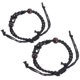 thumbnail image 5 of Soporte de pulsera de jaula de cristal trenzado ajustable, pulsera de cristal vacía tejida a mano para hacer joyería Diy, soporte de pulsera vacío, 2 uds., 5 of 6