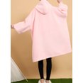 thumbnail image 6 of Musuos Women Soft Warm Flannel Blanket Nightgown Wearable Oversized Hooded Blanket Sweatshirts, 6 of 8
