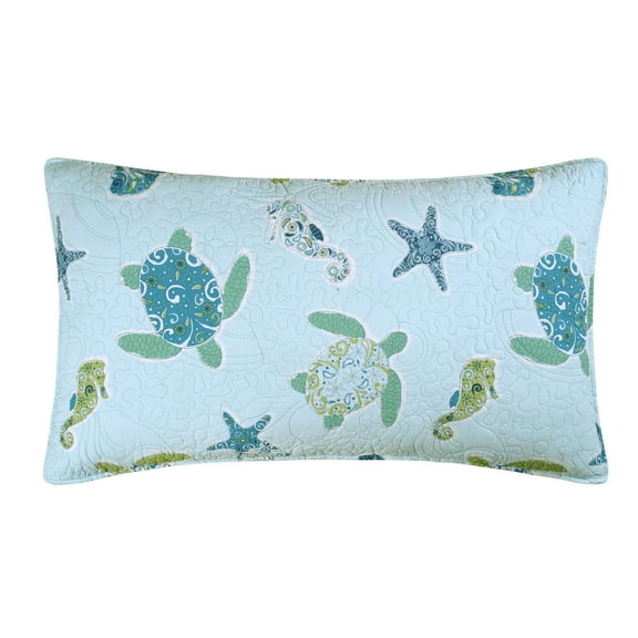 Imperial Coast Quilted King Sham