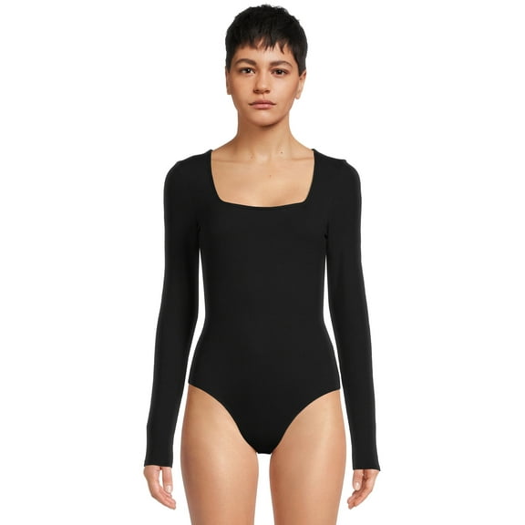 Self Esteem Juniors Ribbed Square Neck Bodysuit