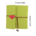thumbnail image 2 of WHAMVOX 1Set Felt Memory Books for Men Women Scrapbook Album with Binding Rope Design, 2 of 8