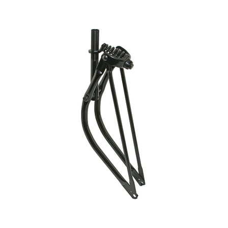 Bike 24 Lowrider Bent Spring Fork 1 Inch Black.