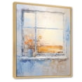 thumbnail image 2 of Designart "Farm Windows with Yellow Blooms I" Farm Framed Wall Art - Country Yellow Farm Windows Entryway Framed Wall Art Print, 2 of 6