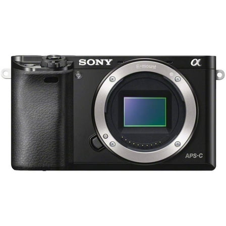 Restored Sony Alpha a6000 Mirrorless Digital Camera 24.3 MP SLR Camera with 3.0-Inch LCD - Body Only (Black) (Refurbished)