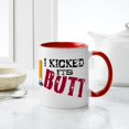 thumbnail image 6 of CafePress - I Kicked It's BUTT! - 11 oz Ceramic Mug - Novelty Coffee Tea Cup, 6 of 6