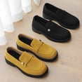 thumbnail image 3 of Men'S Slip-On Loafers - Round Toe, Faux Upper & Fabric Lining,  All-Season Comfort, Thick Sole, Versatile for Business, Casual & Outdoor Wear, Casual Slipons | Sleek Slipon | Durable Sole, 3 of 9