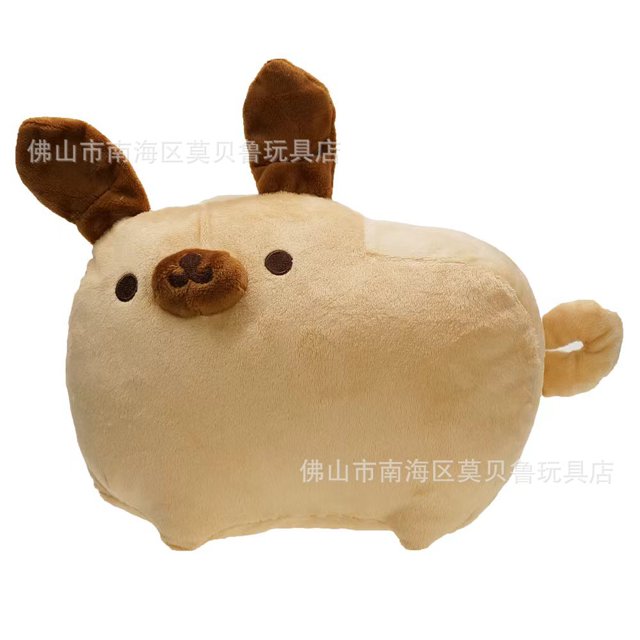 Muñeco de peluche de perro gordo, ruibarbo, perro, jamón, gato gordo, galleta, juguete de peluche