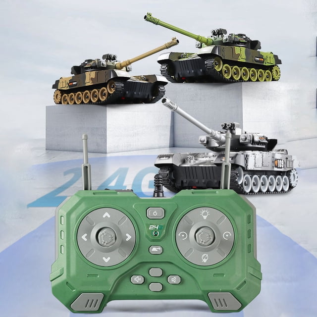 Sentmoon Toys for Kids Stocking Stuffers for Kids Soft Edges for Safety Remote Control Tank For Boys Tank With Effect Lights Realistic Sounds Battles Tank Toy Great Gift Toy For Kids