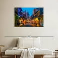 thumbnail image 2 of Elephant Stock Louisiana Street Bars Wall Art - Horizontal Canvas Wall Art - Living Room Wall Decor - Places Canvas - Orange And Blue Decor - 36" x 24", 2 of 8