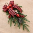 thumbnail image 2 of Guirlande de Noël Guirlande de Noël en Forme de Larme Guirlande de Décoration avec Larmes de Fruits Rouges et Pommes de Pin Guirlande de Noël Adaptée pour Décoration de Fête, 2 of 22