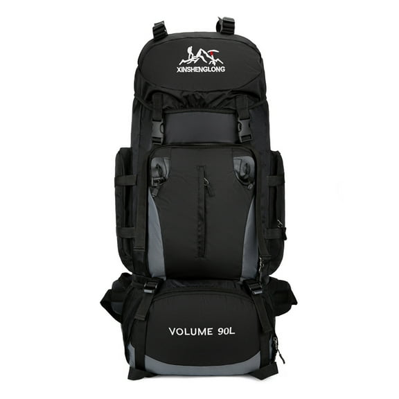 90L Large Capacity Lightweight Backpack For Men And Women, Outdoor Hiking Bag, Waterproof Hiking Bag, Tourist Work Bag,Blue