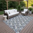 thumbnail image 3 of Addison Rugs Chantille Indoor/Outdoor Transitional Modern Navy Machine Washable Rectangle Rug, 5' x 7'6", 3 of 10