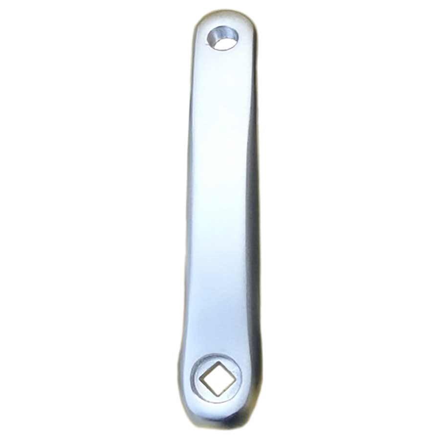 BIKE BICYCLE LEFT CRANK ARM ALLOY 175mm SILVER