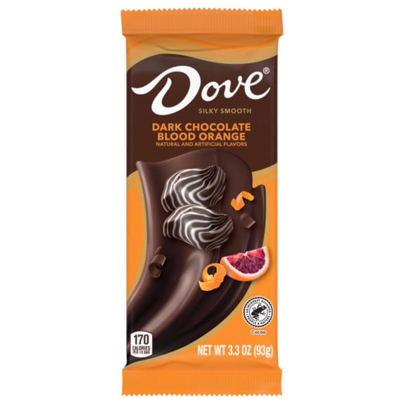Dove Dark Chocolate Blood Orange Bar - 3.3 oz Pack