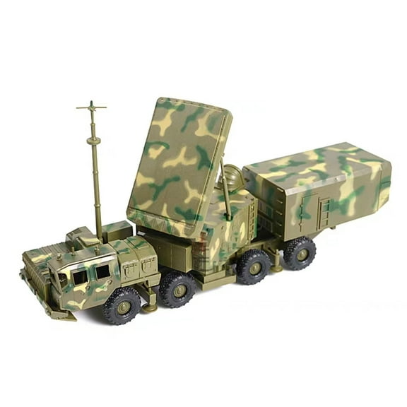1:72 Green S-300 Russian Air Defense Missile Radar Vehicle Plastic Model Military Armored Vehicle Armored Vehicle Car Collection