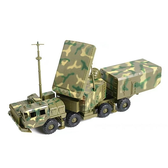 1:72 Green S-300 Russian Air Defense Missile Radar Vehicle Plastic Model Military Armored Vehicle Armored Vehicle Car Collection