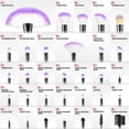 thumbnail image 2 of Make up Brushes, VANDER Professional 32pcs Makeup Brush Set, Makeup Brushes Set Foundation Blending Cosmetic Brush Set Kit,Purple, 2 of 4