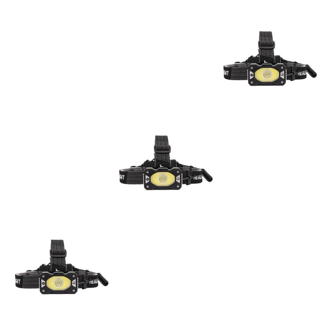 Bearachild Linterna frontal recargable, Micro faro de plástico brillante, resistente al agua, duradera, ligera, potente, Cable USB para el hogar Type1 NO1