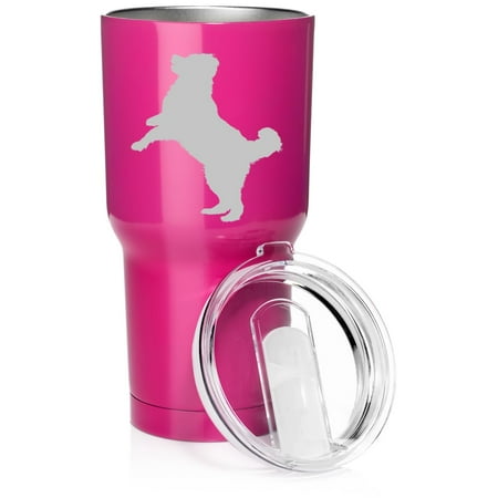 

Smooth Body Tumbler Stainless Steel Vacuum Insulated Travel Mug Cup Gift Bernese Mountain Dog (30 oz Hot Pink)