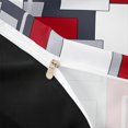 thumbnail image 4 of Homewish Red Abstract Square Twin Duvet Cover,Contemporary Aesthetic Twin Bedding,Black Reversible,2 Pieces,1 Duvet Cover and 1 Pillowcase, 4 of 6